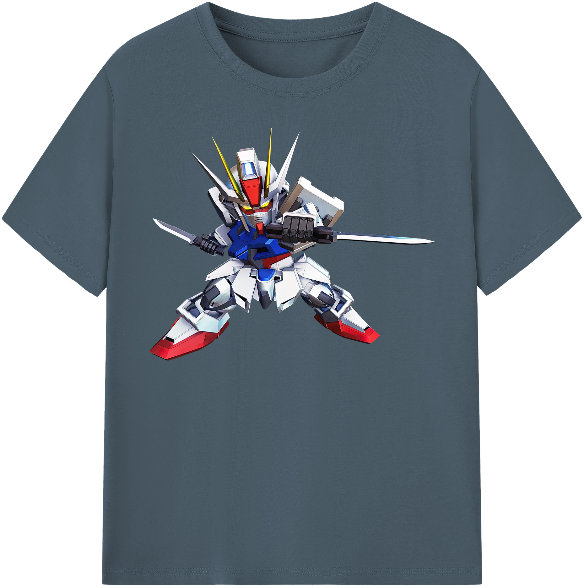 （画像用） 機動戦士ガンダム Mobile Suit Gundam 綿100％半袖Tシャツ（フロントプリント）